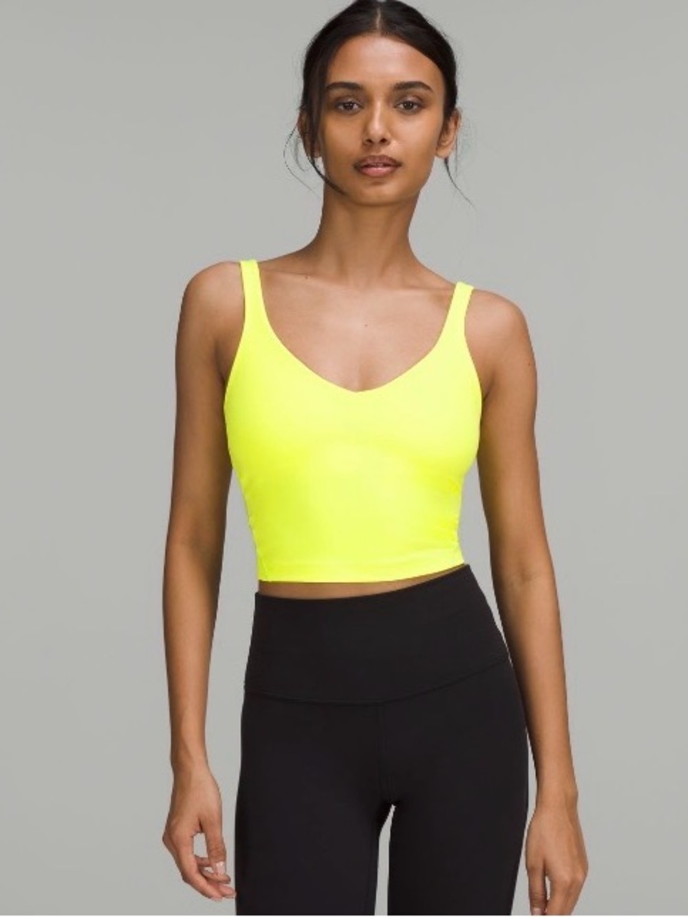 Lululemon Align Tank in Electric Lemon, size 4